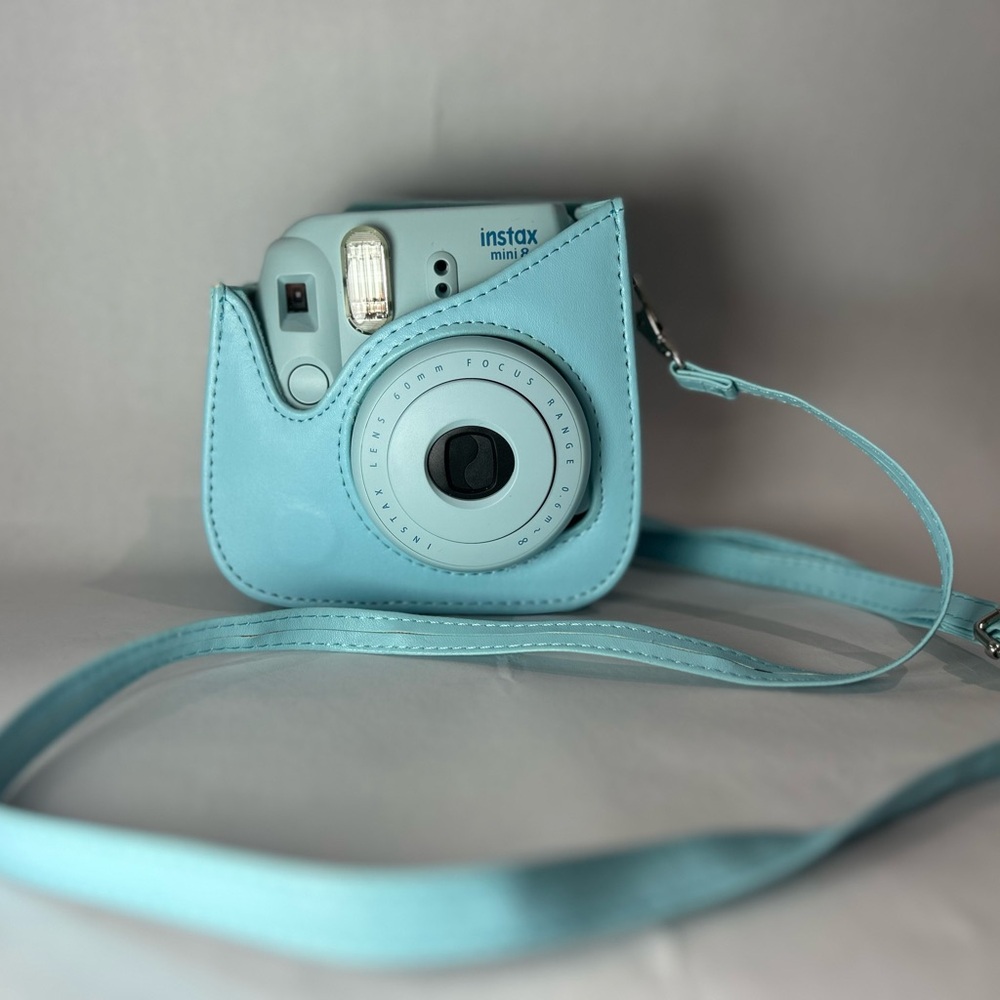 Instax Mini 9 Light Blue Camera with Strap